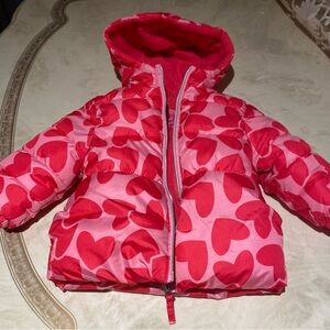 Platinum Pink baby girl hooded jacket- 18 Months